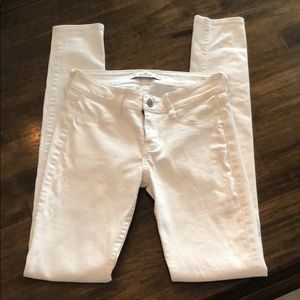 EUC Hollister white jeans 00R